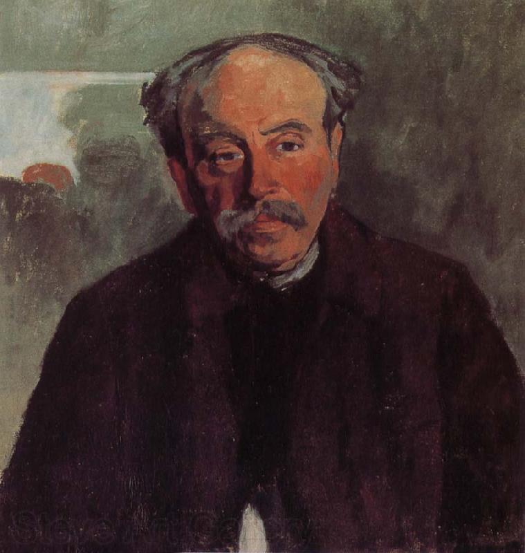 Delaunay, Robert The Portrait of man Spain oil painting art